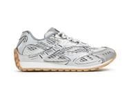 The silver Mesh Runner sneakers (Image via Bottega Veneta)